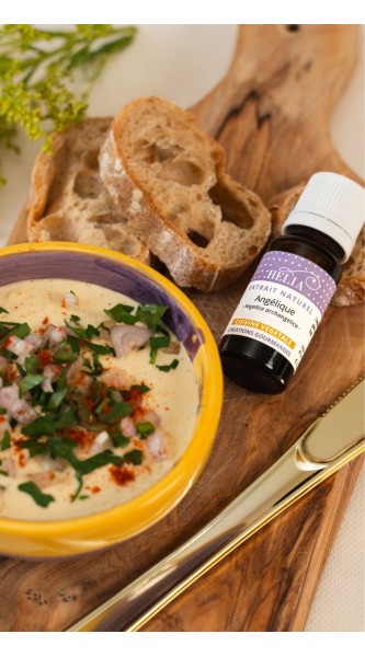 Houmous à l'angélique